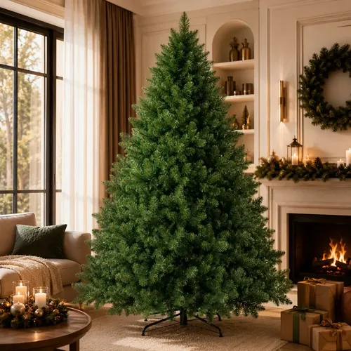 Árvore Natal Pinheiro Luxo 180cm 480 Galhos Cheia Realista Verde