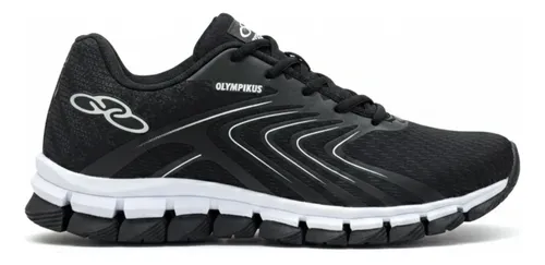 Tenis Masculino Esportivo Olimpic Academia Caminhada Promoçã Preto/branco 40 Br